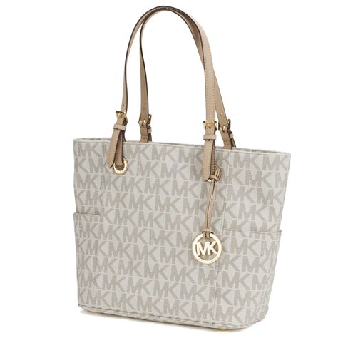 michael kors jet set tote vanilla